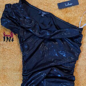 Lulu's NTW Bodycon shiny dress